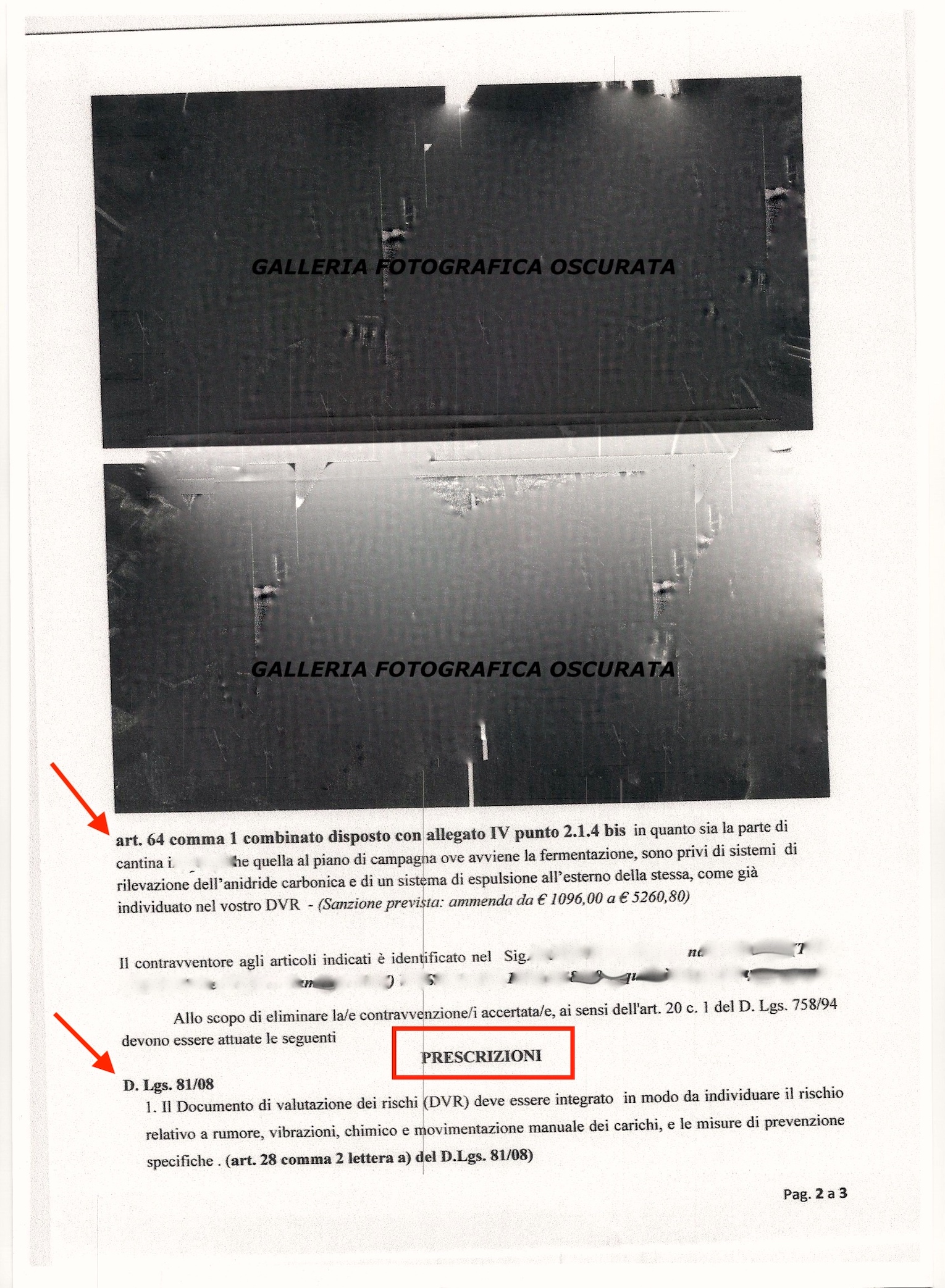 Lettera per carichi di lavoro