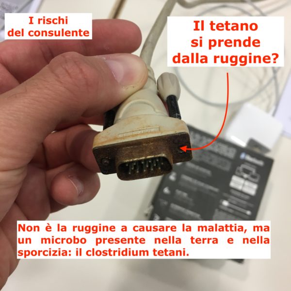 Il Tetano Si Prende Con La Ruggine