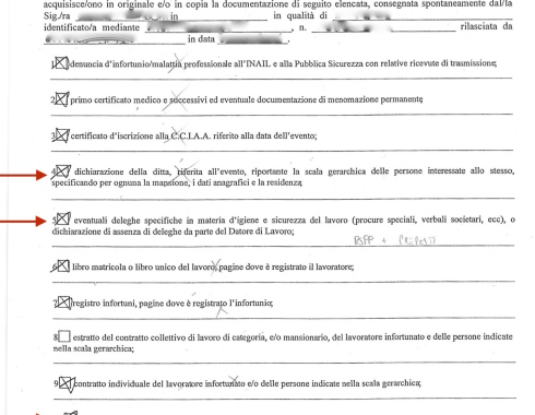 Verbale pagina 1