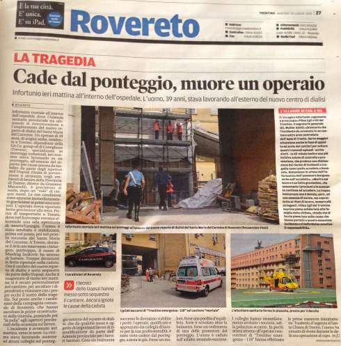 Articolo di giornale